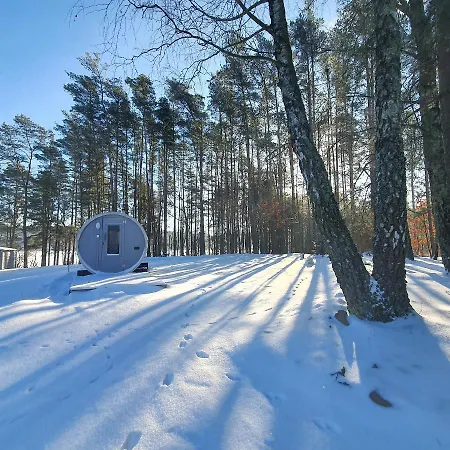 Agro Breza Dom Z Kominkiem 80 Metrów Od Jeziora - Sauna, Balia Ogrodowa Villa Lipusz