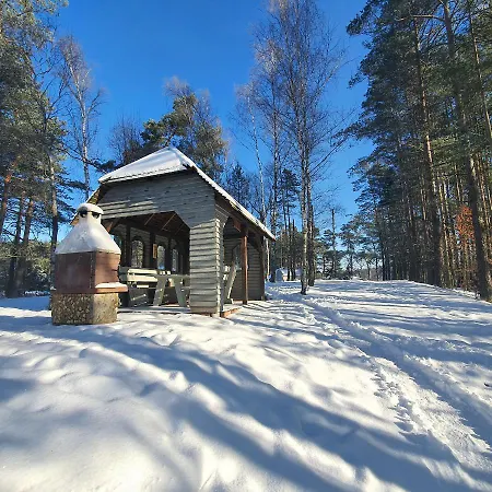 Agro Breza Dom Z Kominkiem 80 Metrow Od Jeziora - Sauna, Balia Ogrodowa * Lipusz