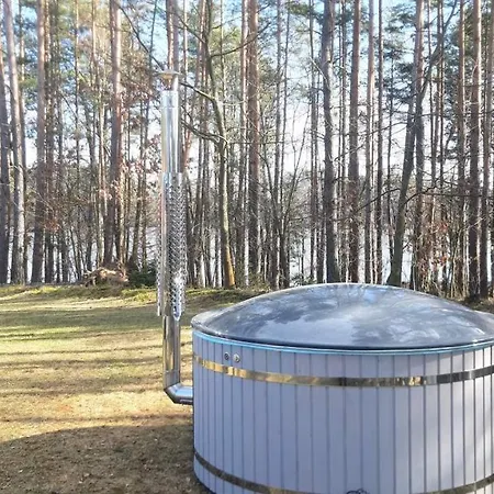 Agro Breza Dom Z Kominkiem 80 Metrow Od Jeziora - Sauna, Balia Ogrodowa 빌라 *
