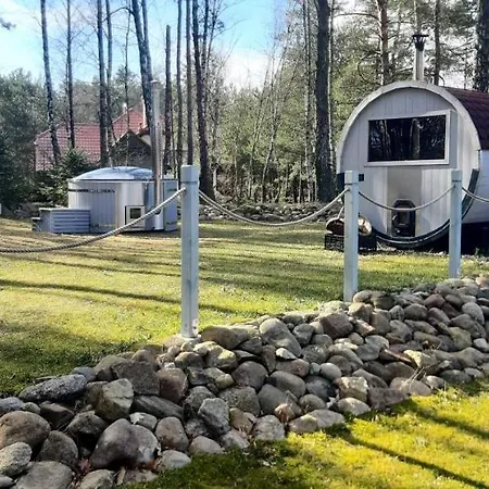 Agro Breza Dom Z Kominkiem 80 Metrow Od Jeziora - Sauna, Balia Ogrodowa Villa Lipusz