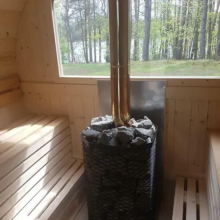 Agro Breza Dom Z Kominkiem 80 Metrow Od Jeziora - Sauna, Balia Ogrodowa Lipusz