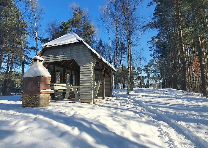 Agro Breza Dom Z Kominkiem 80 Metrow Od Jeziora - Sauna, Balia Ogrodowa * Lipusz