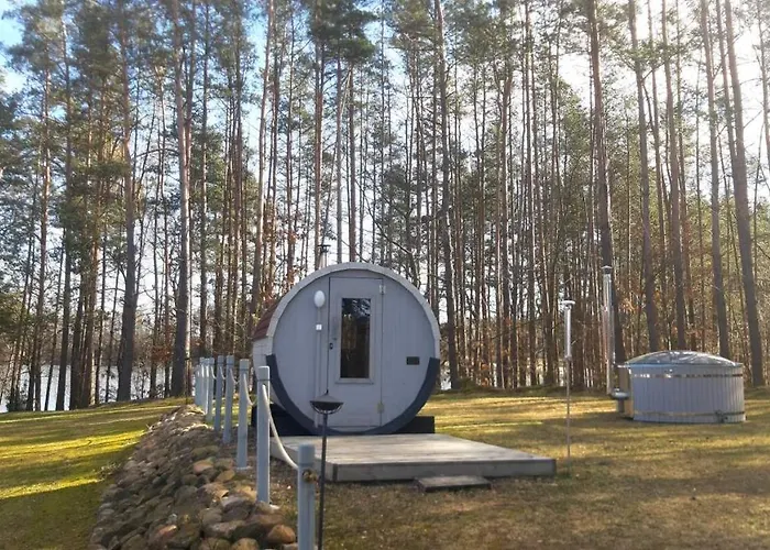 Agro Breza Dom Z Kominkiem 80 Metrow Od Jeziora - Sauna, Balia Ogrodowa Vila Lipusz