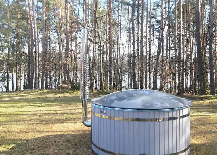 Agro Breza Dom Z Kominkiem 80 Metrow Od Jeziora - Sauna, Balia Ogrodowa Vila *