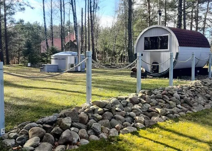 Agro Breza Dom Z Kominkiem 80 Metrow Od Jeziora - Sauna, Balia Ogrodowa Vila Lipusz
